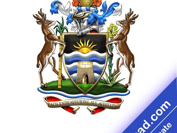 Antigua and Barbuda Proof Address (psd)
