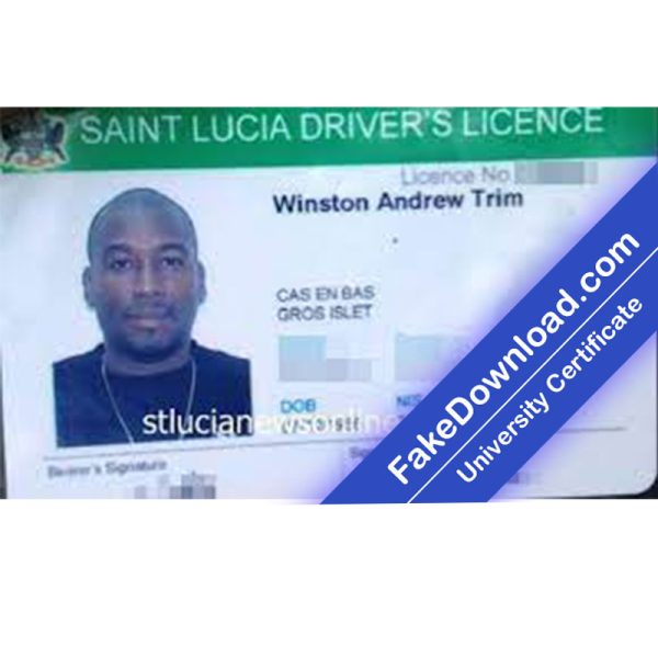 Saint Lucia Driver License (psd)