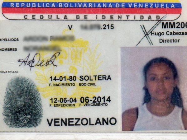 Venezuela national id card