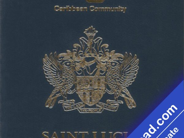 Saint Lucia Passport (psd)