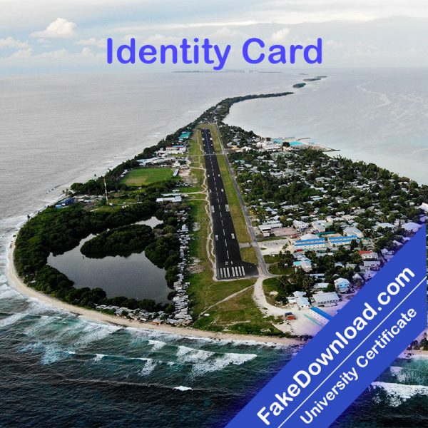 Tuvalu national id card (psd)