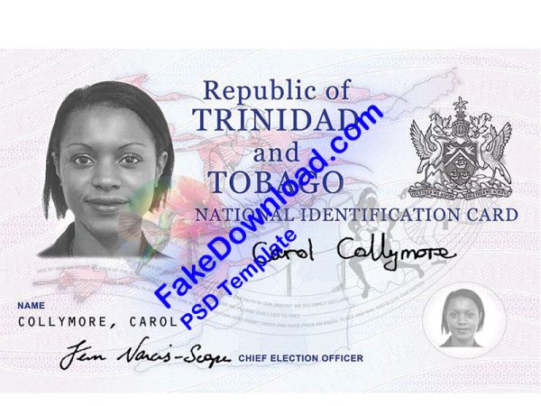 Tobago national id card