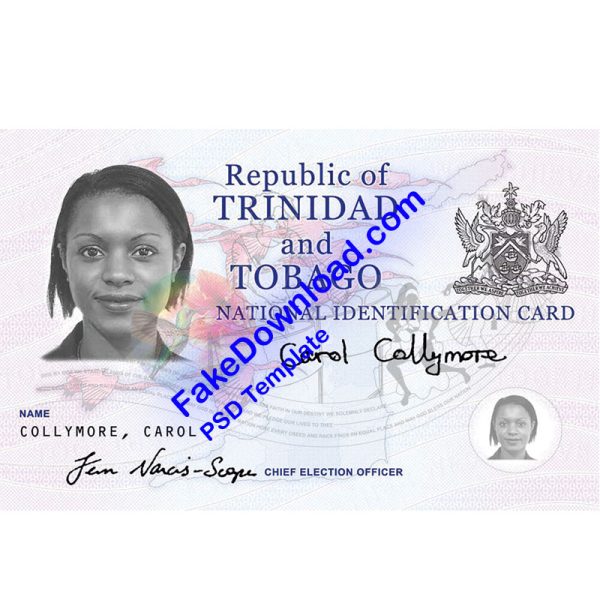 Tobago national id card