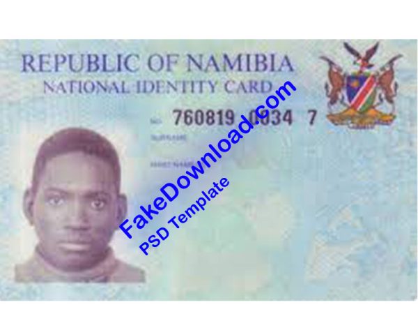 Zambia national id card (psd)