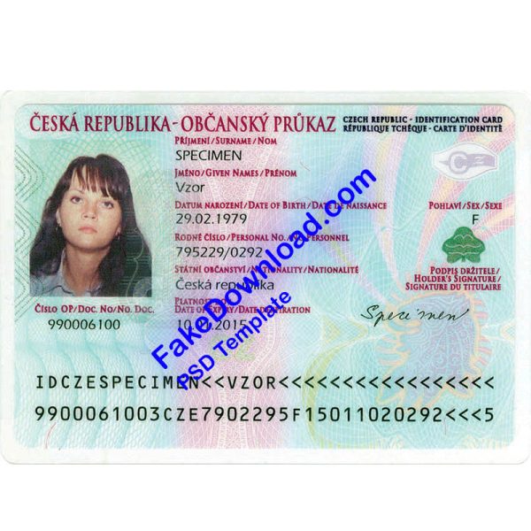 Czechia Passport (psd)