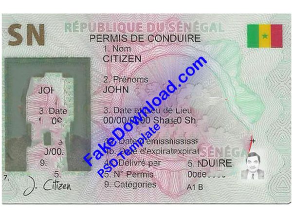 Senegal Driver License (psd)