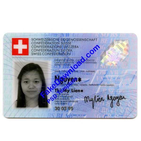 Switzerland national id card