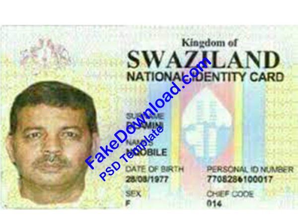 Swaziland national id card