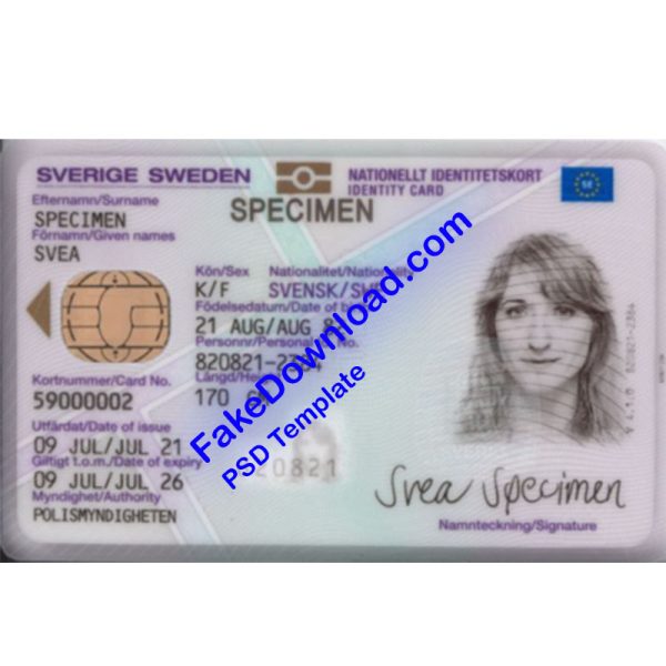 Sweden national id card