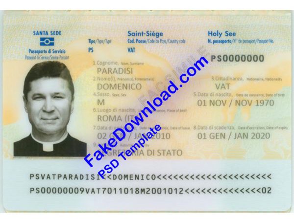 Holy Se Passport (psd)