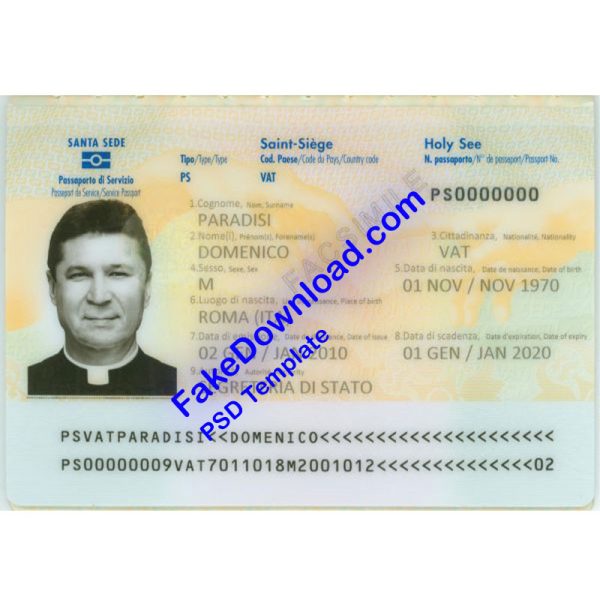 Holy Se Passport (psd)