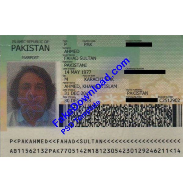 Pakistan Passport (psd)