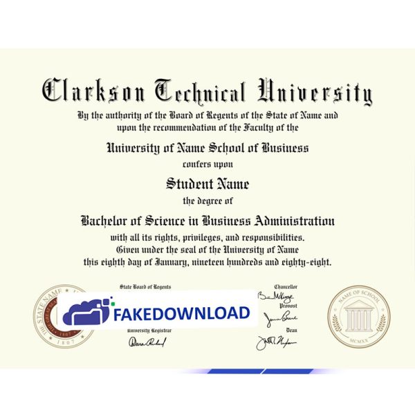 Clarkson University Template (psd)