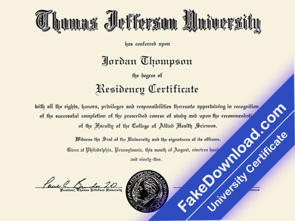 Thomas Jefferson University Template (psd)