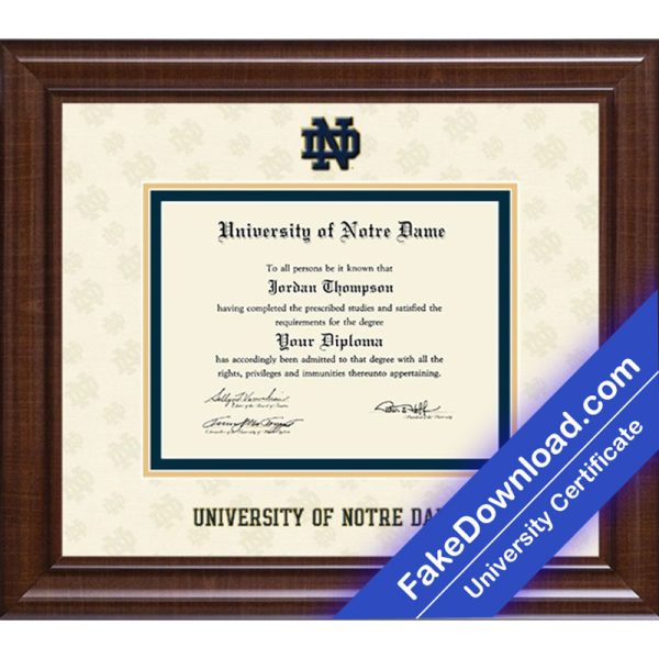 University of Notre Dame Template (psd)