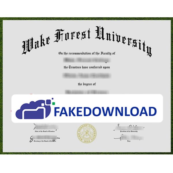 Wake Forest University Template (psd)