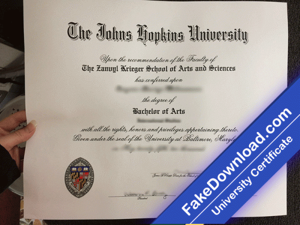 Johns Hopkins University Template (psd)