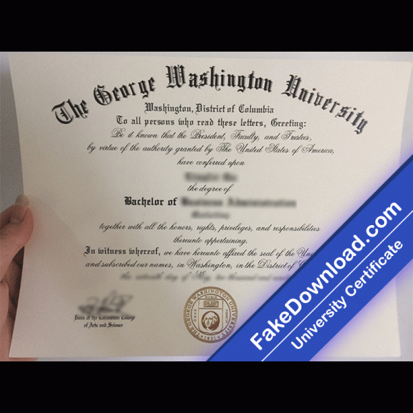 George Washington University Template (psd)