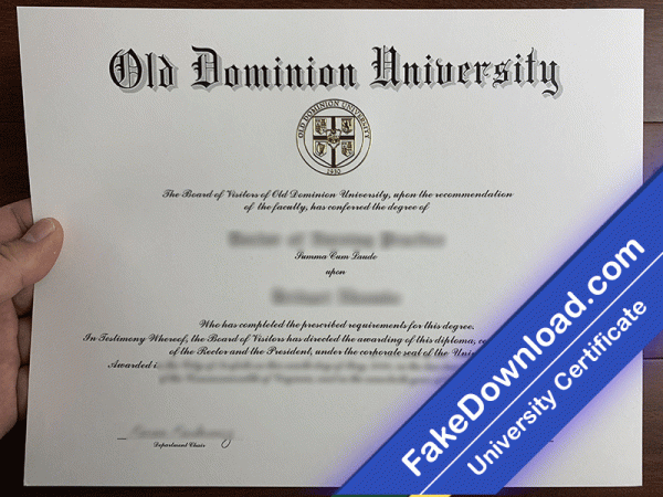 Old Dominion University Template (psd)