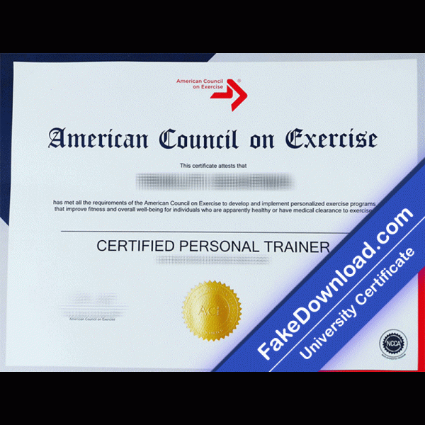 American Council on Exercise University Template (psd)