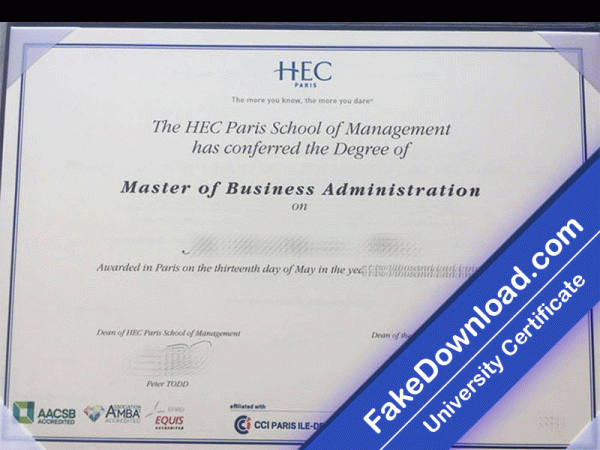 HEC Paris University Template (psd)