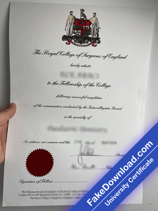 Royal College of Surgeons of England Template (psd)
