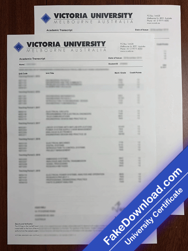 Victoria University Template (psd)