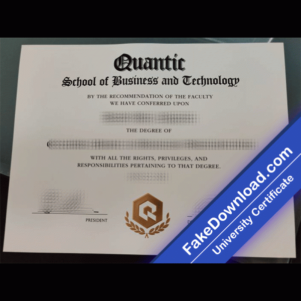 Quantic School of Business and Technology Template (psd)