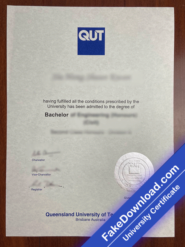 QUT University Template (psd)