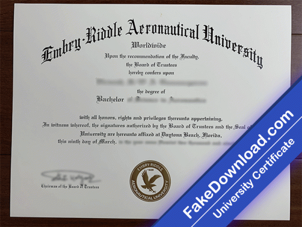 Embry Riddle Aeronautical University Template (psd)