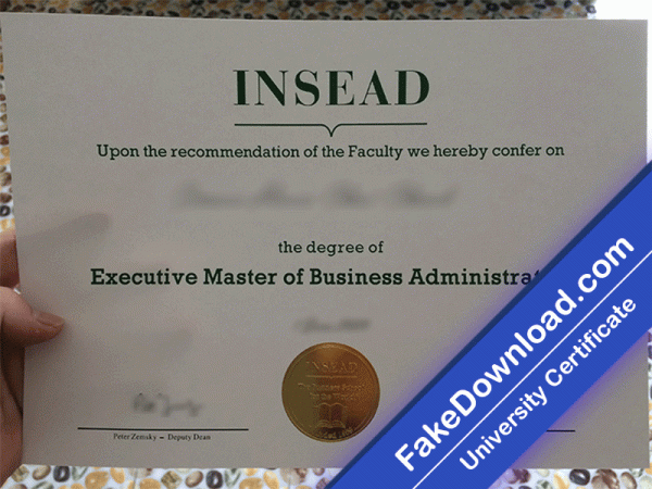 INSEAD University Template (psd)