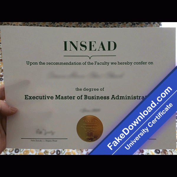 INSEAD University Template (psd)