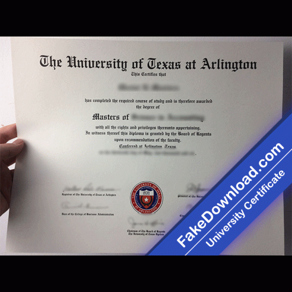 Texas at Arlington University Template (psd)