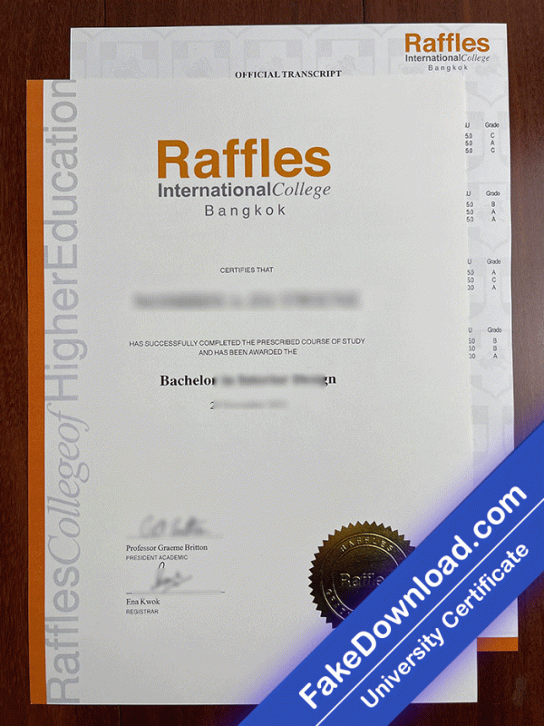 Raffles International University Template (psd)