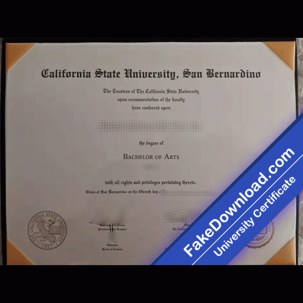 Cal State San Bernardino (CSUSB) University Template (psd)