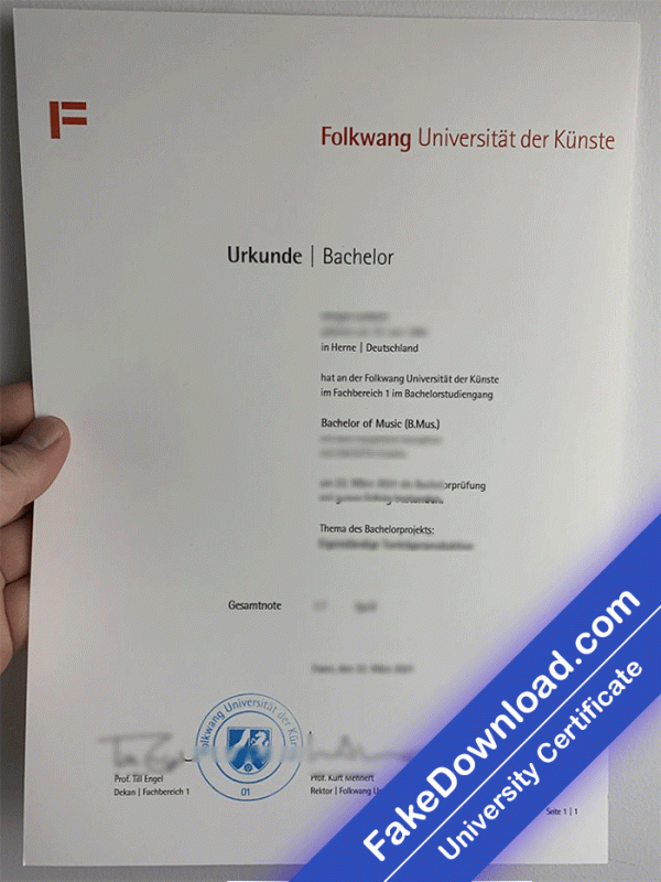 Folkwang Universität der Künste Template (psd)