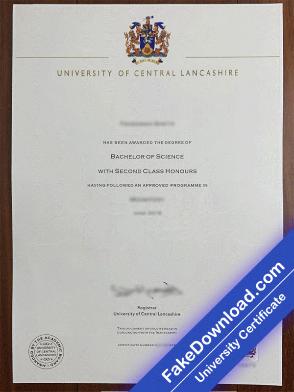 Central Lancashire (UCLan) University Template (psd)