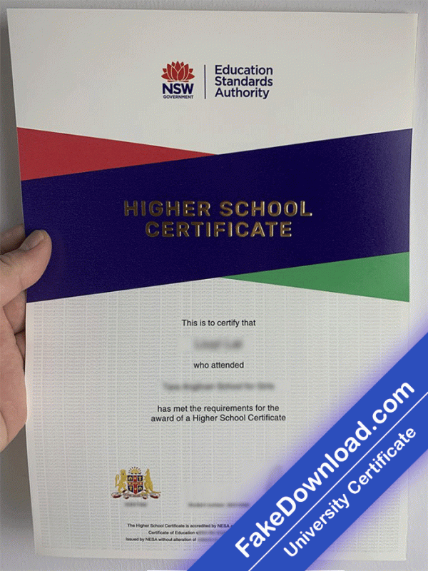 NSW Education Standards Authority (NESA) University Template (psd)