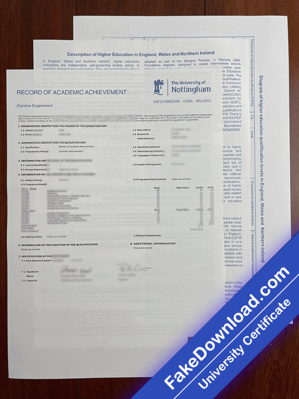 Nottingham University Template (psd)