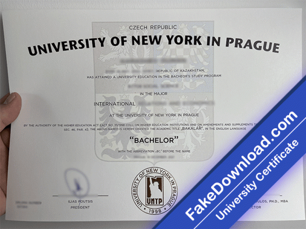 University of New York in Prague (UNYP) Template (psd)