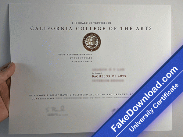 California College of the Arts Template (psd)