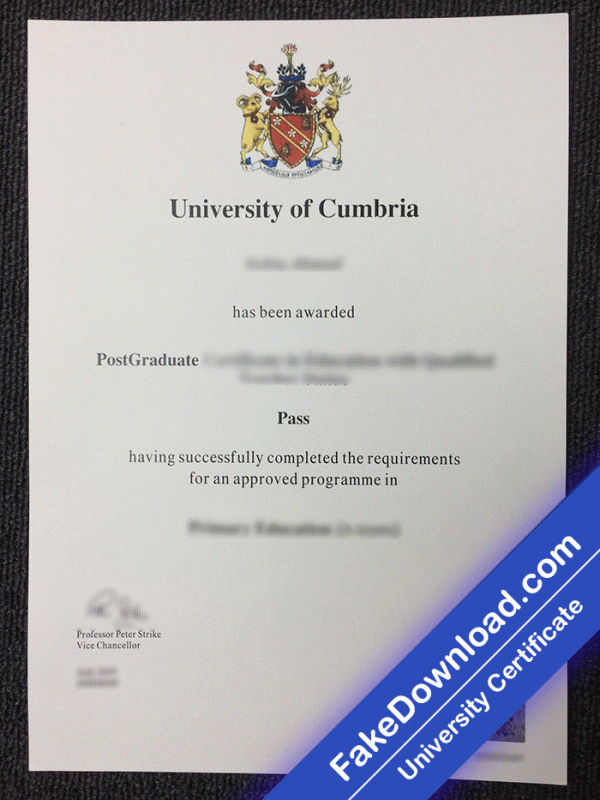 Cumbria University Template (psd)