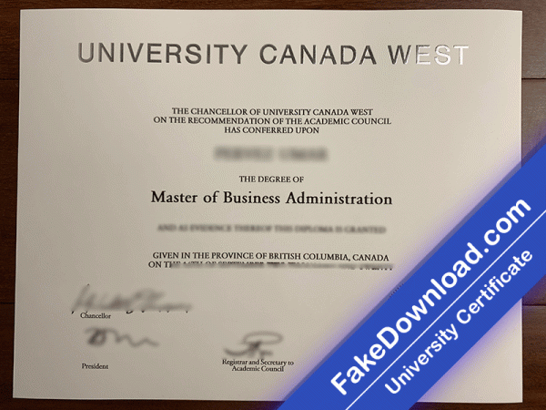 Canada West (UCW) University Template (psd)