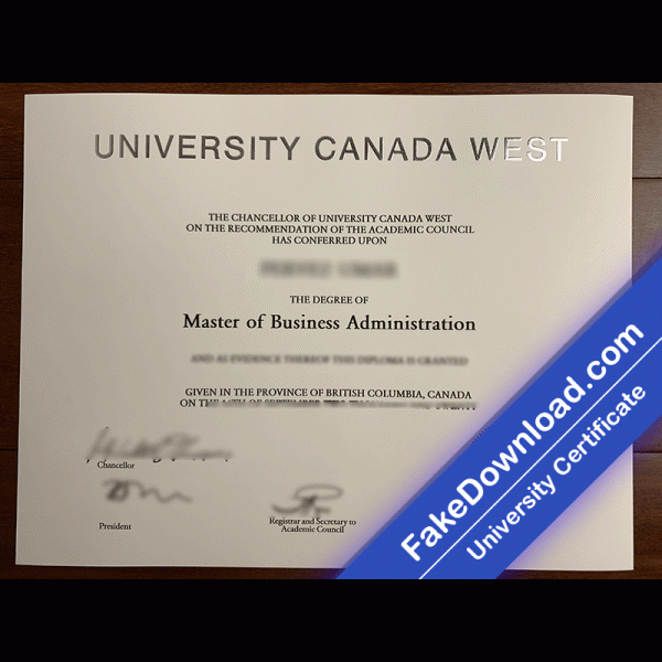 Canada West (UCW) University Template (psd)