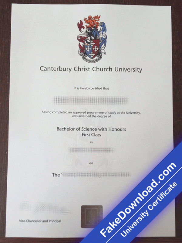 Canterbury Christ Church University Template (psd)