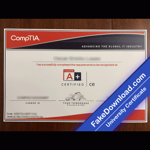 CompTIA University Template (psd)