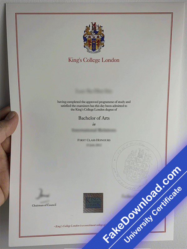 King’s College London (KCL) Template (psd)