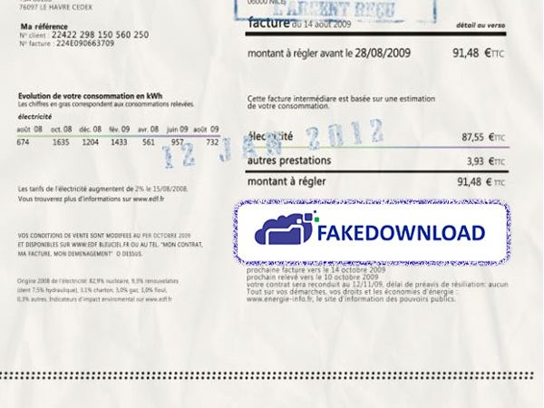 French Proof Address (psd)
