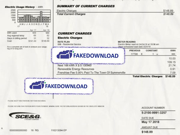 Usa sceg light Proof Address (psd)